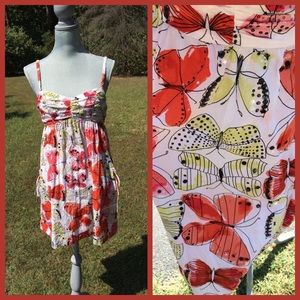 Anthro butterfly dress